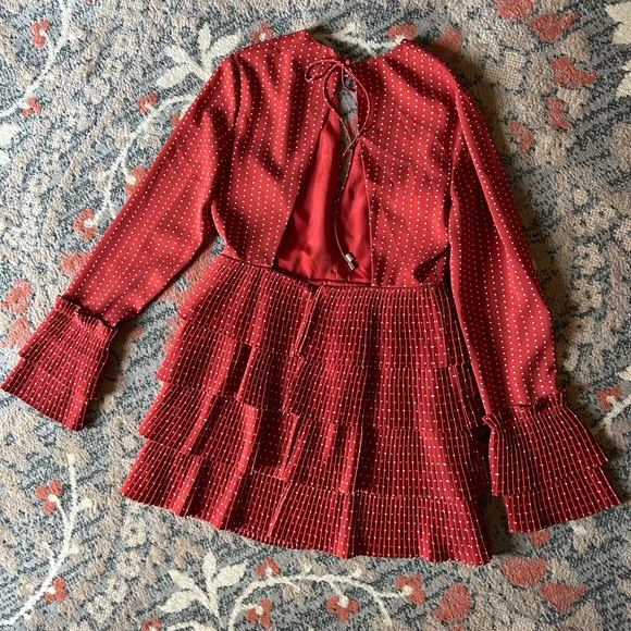 C/MEO Collective Fundament Dress - Red - Size Large. NWOT “New Without Tags” - Picture 2 of 6